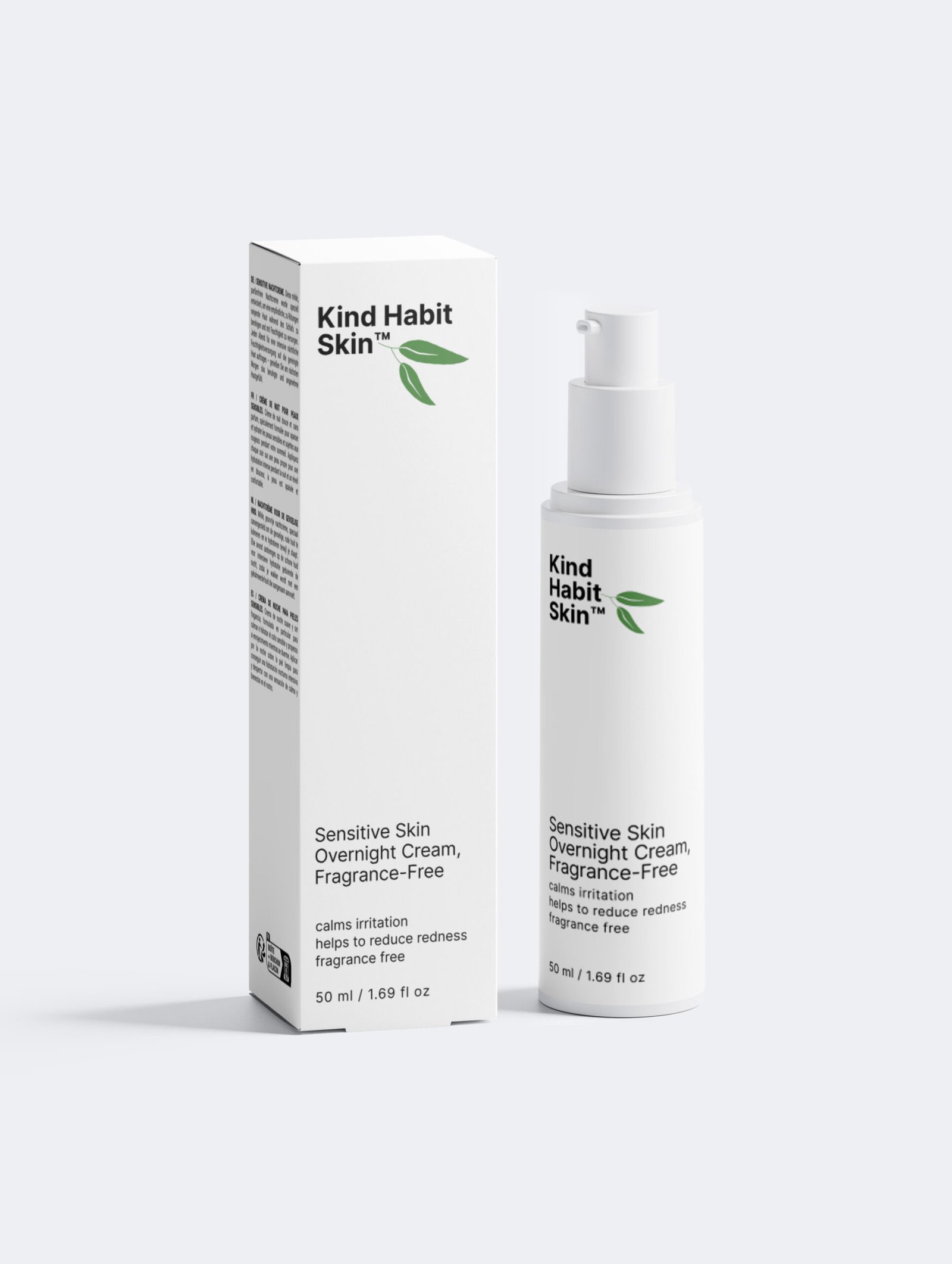 Sensitive Skin Overnight Cream, Fragrance-Free - Image 4